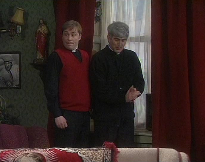 GREAT! WE'LL HAVE THE ROOF SORTED IN NO TIME. DID YOU HEAR THAT, FATHER? 