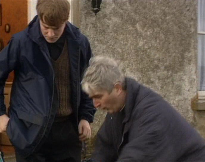 - WHERE'S THE DENT? - JUST THERE, TED. 