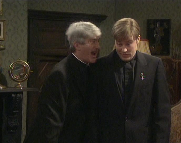 DOUGAL, WE ARE NOT WATCHING ALIENS!  