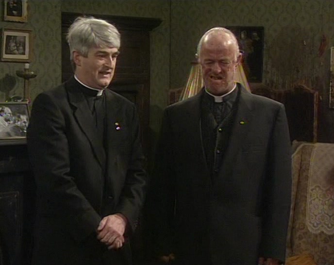 THIS IS BISHOP O'NEILL. DON'T GET UP! 