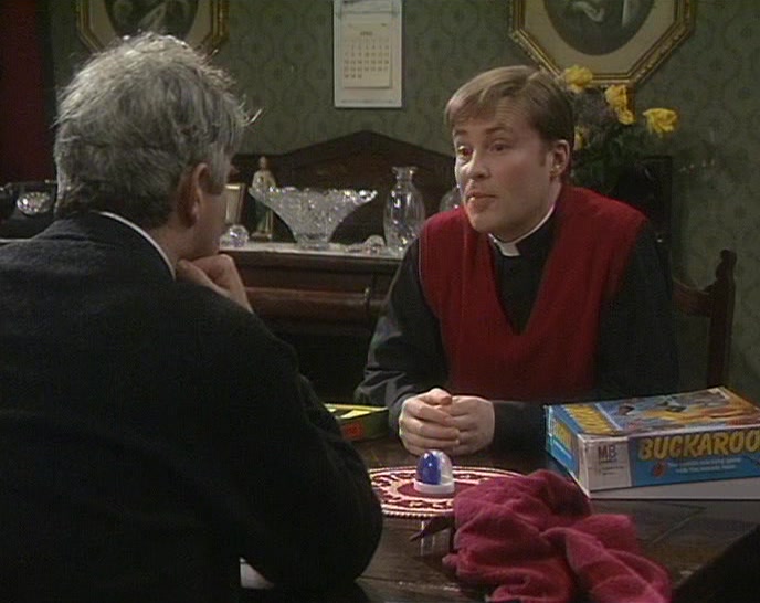 AH, COME ON, CHEER UP. IT MAY NEVER HAPPEN. 