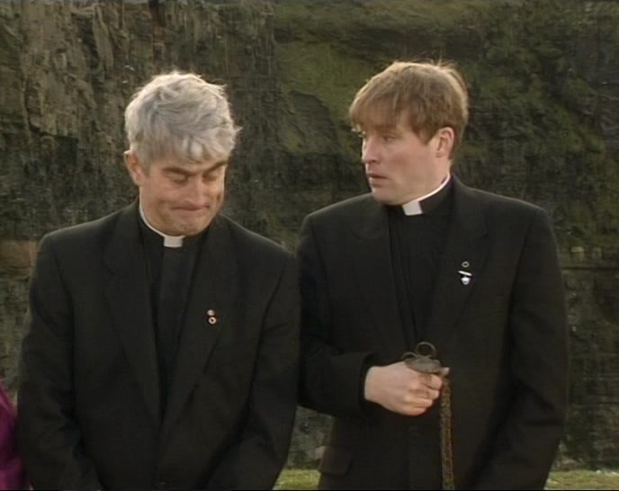 I'M SORRY FOR DETAINING YOU, FATHER. WE'LL CATCH UP WITH THE OTHERS. 