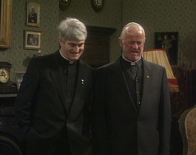 THAT'S WHAT WE NEED - A MORE POSITIVE ATTITUDE, LIKE FATHER HACKETT'S! 