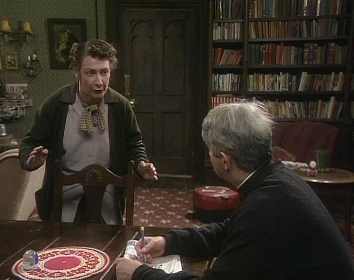 AND I'VE ARRANGED THE FERRERO ROCHER IN A BIG TRIANGULAR PILE. 