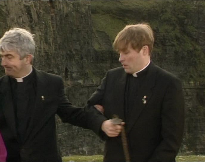 I'M SORRY FOR DETAINING YOU, FATHER. WE'LL CATCH UP WITH THE OTHERS. 