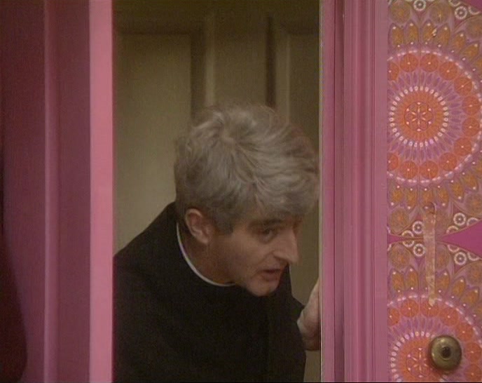 ALL RIGHT, FATHER, I'LL BE THERE IN A SECOND. 