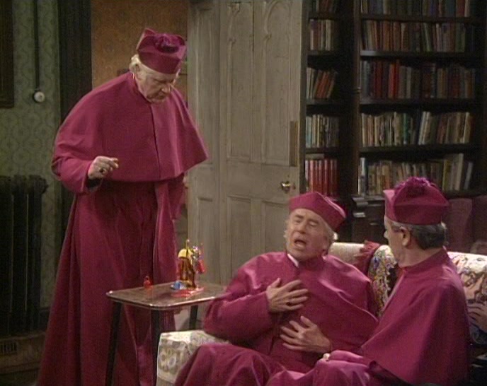 - ARE YOU ALL RIGHT, YOUR GRACE? - YES, I... 