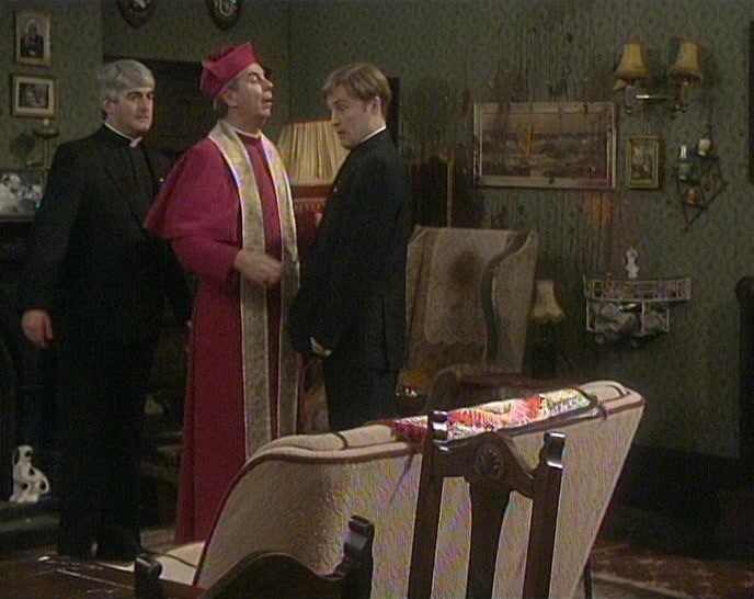 QUICK! IT'S BISHOP JORDAN! I THINK HE'S DEAD! 
