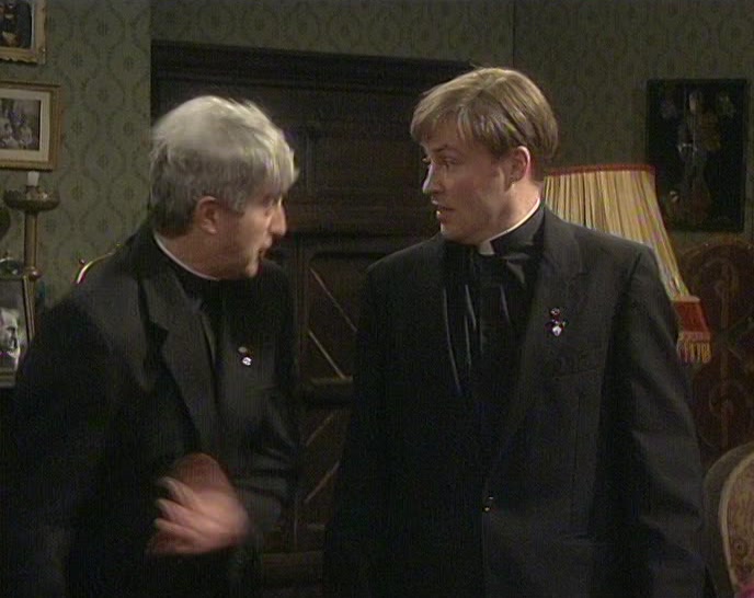 DOUGAL, WE ARE NOT WATCHING ALIENS!  