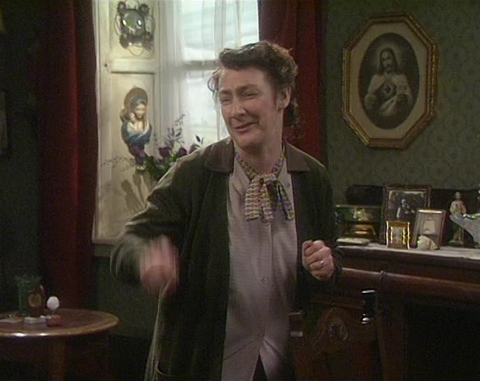 - OH, SO YOU ARE.
 - MRS DOYLE...
 