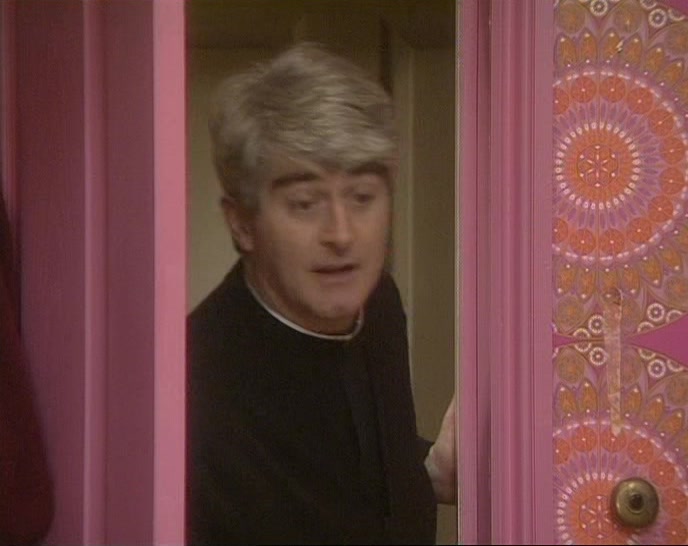 ALL RIGHT, FATHER, I'LL BE THERE IN A SECOND. 