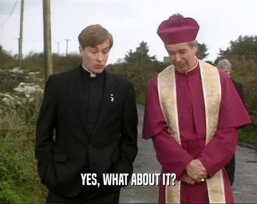 YES, WHAT ABOUT IT?  