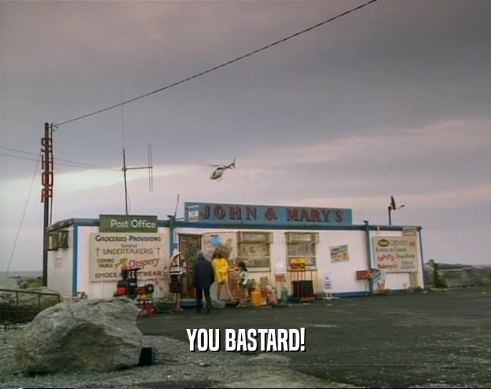 YOU BASTARD!  
