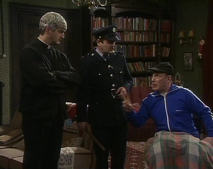 THE COLLAR. JIM SAID IT WAS A PRIEST WHO STOLE THE WHISTLE. 