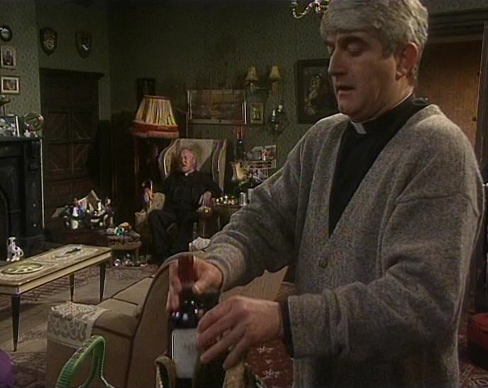 IT'S NOT DRINK, FATHER. IT'S JUST FIZZY WATER. 