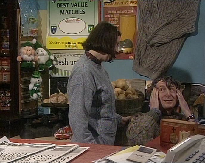 MARY WAS JUST WASHING MY HAIR. SHE HAS SUCH LOVELY, SOFT HANDS. 