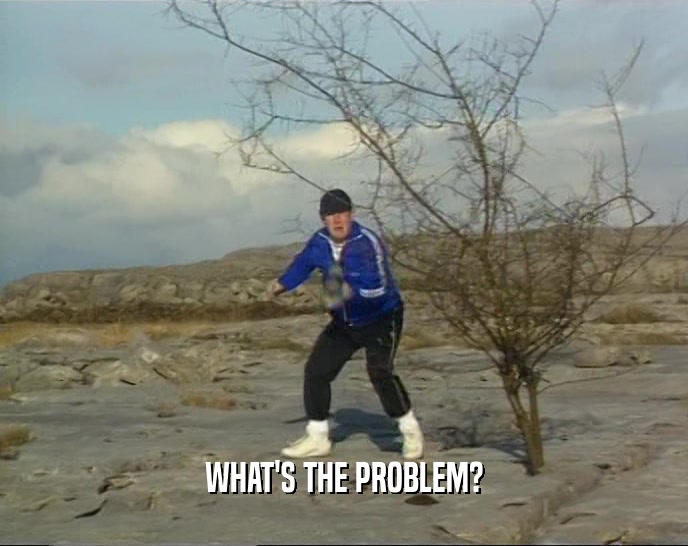 WHAT'S THE PROBLEM?  