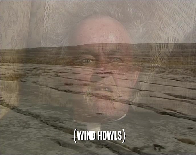 (WIND HOWLS)  