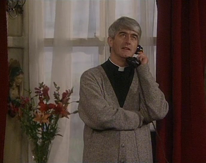 YES. AH! FATHER FROST. YES, I'LL TELL HIM. 