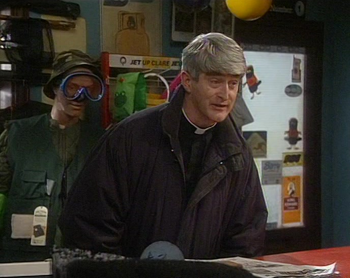 I'LL GET THEM. THEY'RE OUT THE BACK. 
