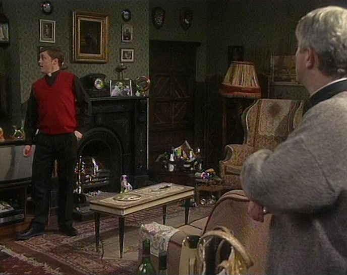 OH, YES. FATHER FROST. HE SAID THEY MIGHT COME OVER FOR A HOLIDAY. 