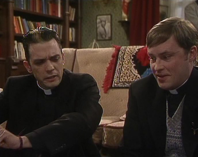 SHITE! DID YOU TELL HIM I'M HAVING DINNER HERE? 