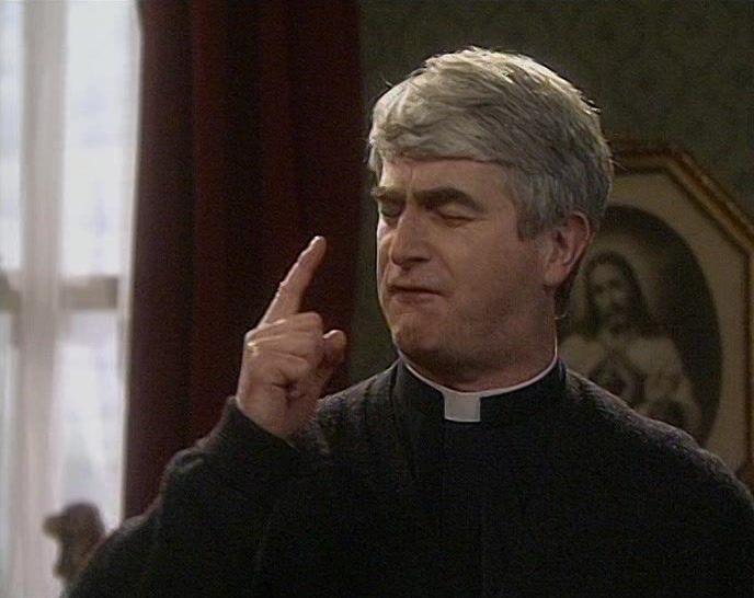 FATHER DAMIEN TOOK THE WHISTLE.  