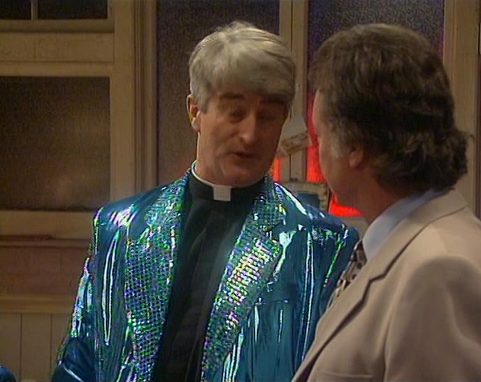 BIT OF A NOVELTY, I SUPPOSE, WHAT WITH US BEING PRIESTS. 