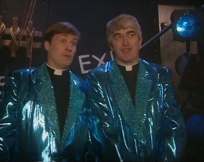 HUH! LOOK AT DICK BYRNE OVER THERE, SHOWING OFF! 