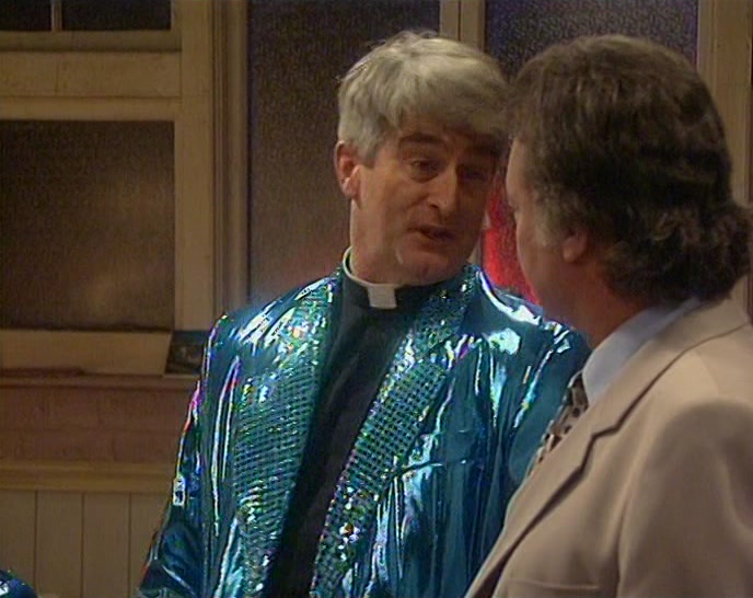 BIT OF A NOVELTY, I SUPPOSE, WHAT WITH US BEING PRIESTS. 
