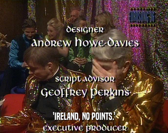 'IRELAND, NO POINTS.'  