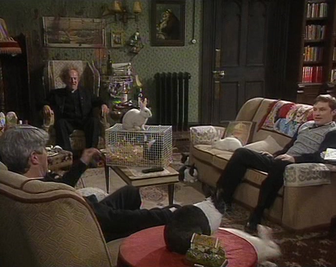 HIDE YOUR RABBIT BEFORE BISHOP BRENNAN COMES. 