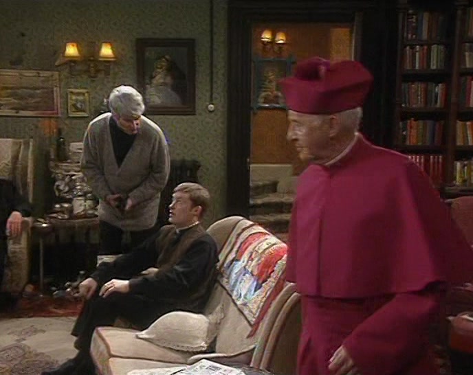 - AH, HELLO, LEN. - DON'T CALL ME LEN. I'M A BISHOP. 