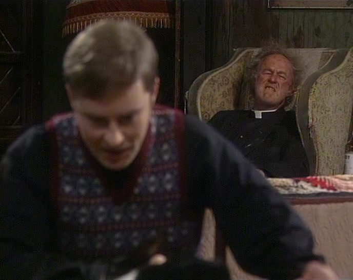 - WHAT?! - YOU ALL RIGHT, FATHER JACK? 