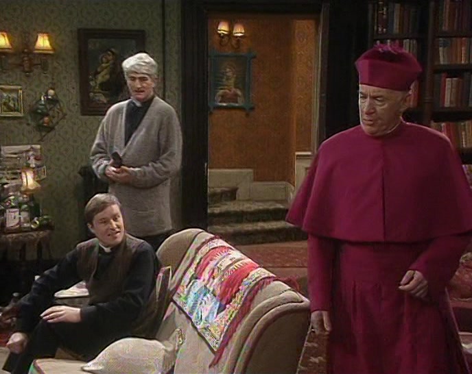 - AH, HELLO, LEN. - DON'T CALL ME LEN. I'M A BISHOP. 