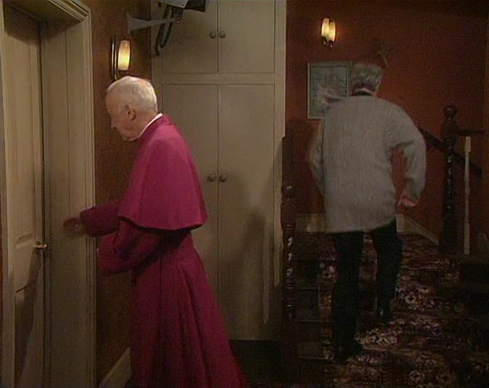 OH, I'M FALLING DOWN THE STAIRS!  