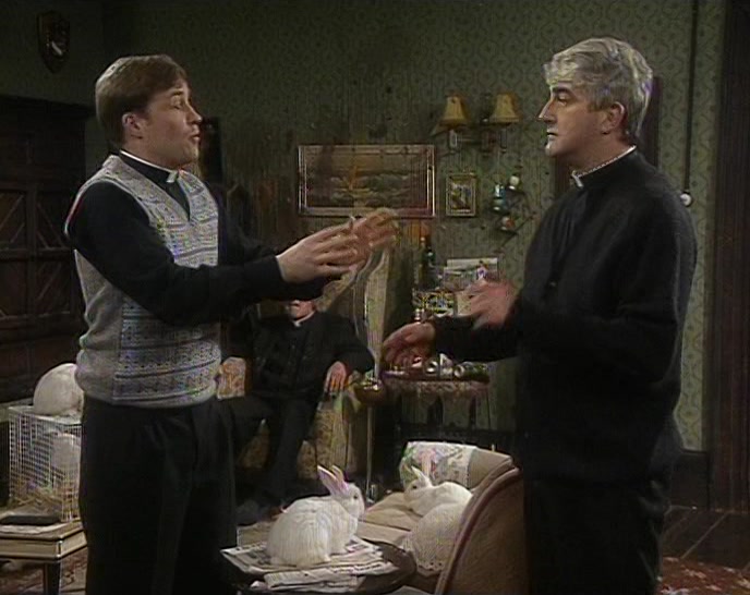 I KNOW EXACTLY WHAT TO DO. GIVE THEM TO FATHER LARRY DUFF. 