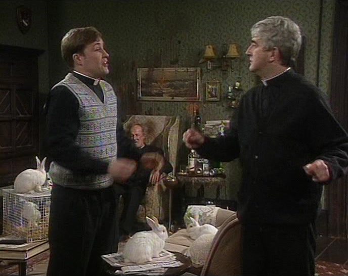I KNOW EXACTLY WHAT TO DO. GIVE THEM TO FATHER LARRY DUFF. 