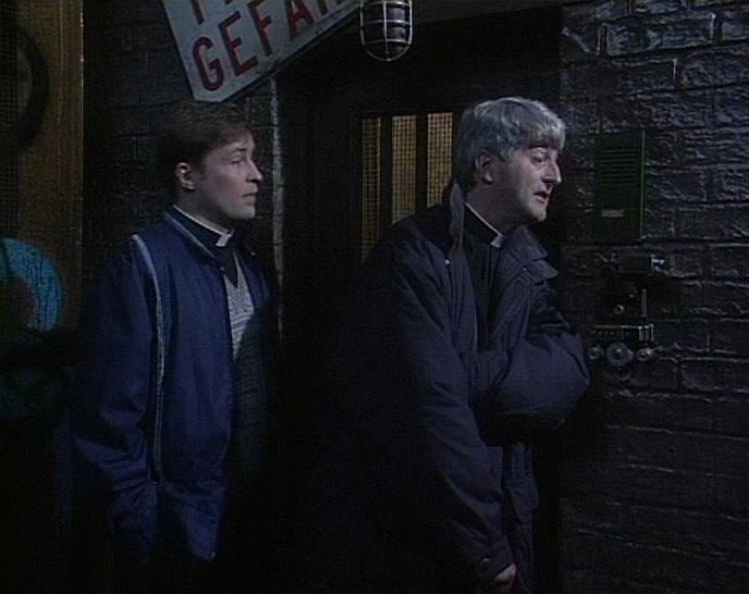 'RIGHT, FATHER. COME ON DOWN.'  