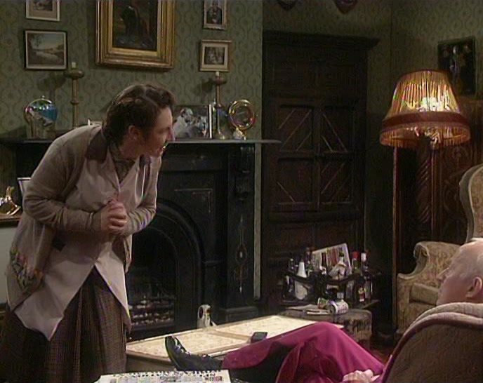 I THOUGHT I SHOULD TELL YOU, YOUR CAR IS PARKED OUTSIDE. 