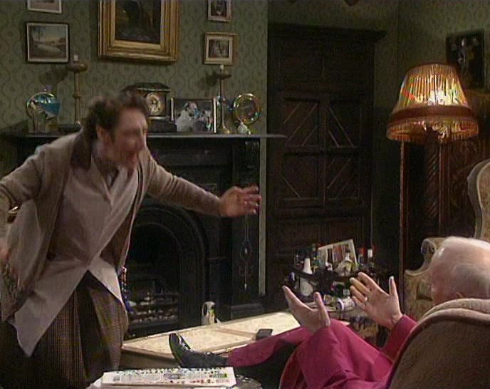 I THOUGHT I SHOULD TELL YOU, YOUR CAR IS PARKED OUTSIDE. 