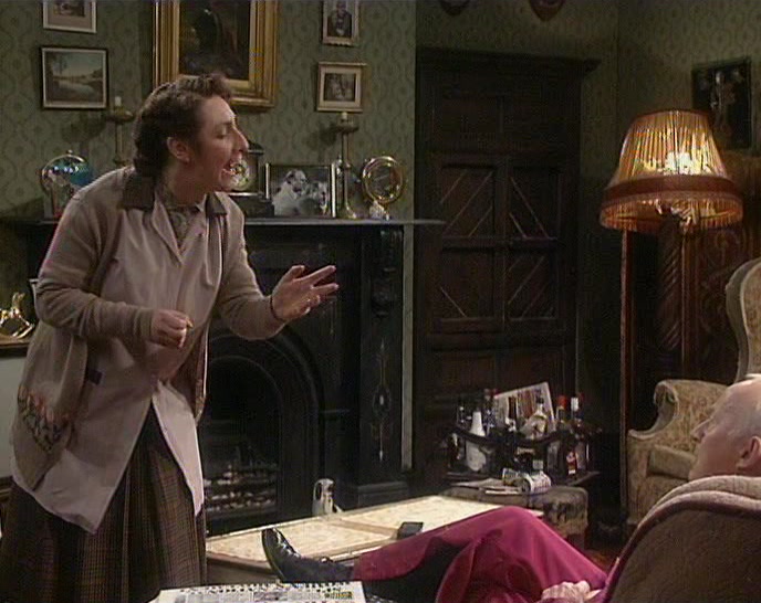I THOUGHT I SHOULD TELL YOU, YOUR CAR IS PARKED OUTSIDE. 