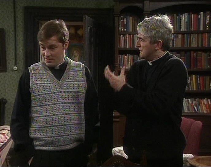 I ALWAYS THOUGHT FATHER JACK GAVE OFF A FURRY SMELL. 
