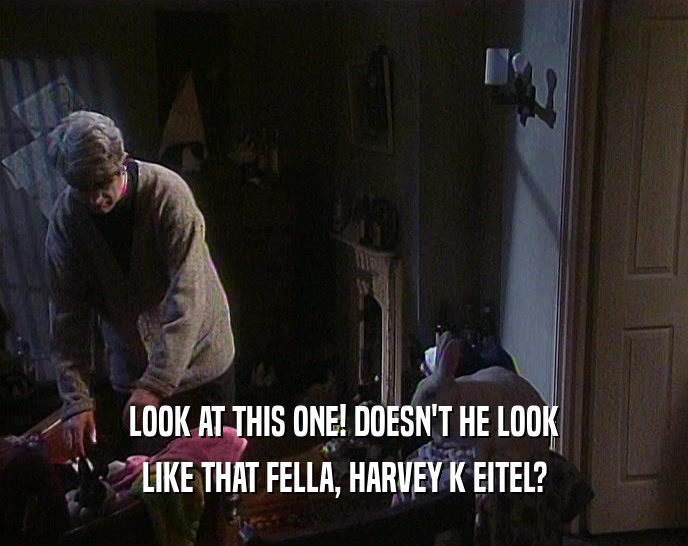 LOOK AT THIS ONE! DOESN'T HE LOOK LIKE THAT FELLA, HARVEY K EITEL? 