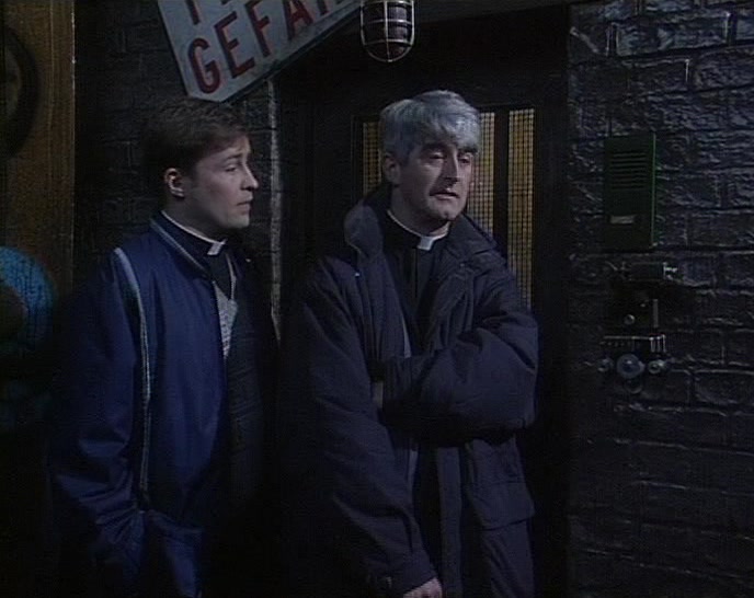 'RIGHT, FATHER. COME ON DOWN.'  