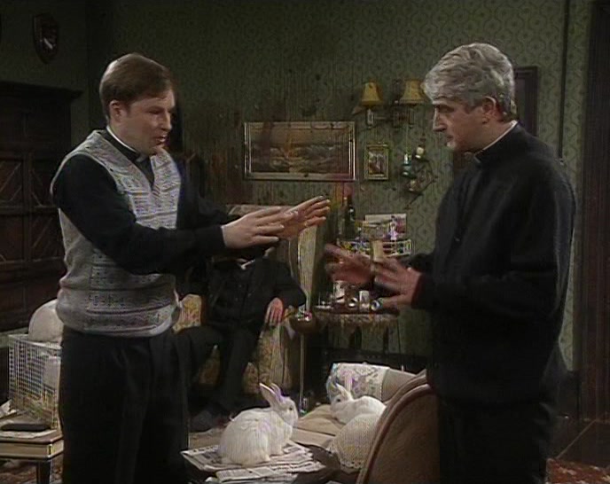 I KNOW EXACTLY WHAT TO DO. GIVE THEM TO FATHER LARRY DUFF. 