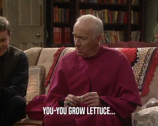 YOU-YOU GROW LETTUCE...
  