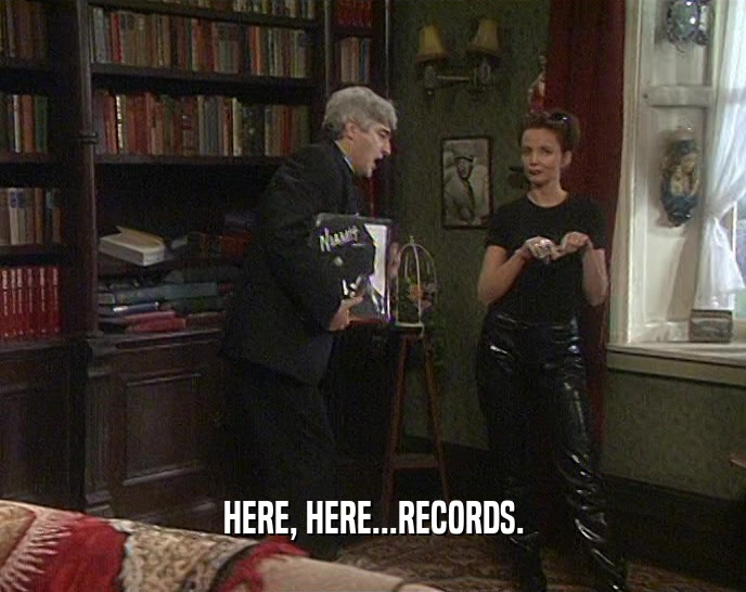 HERE, HERE...RECORDS.  