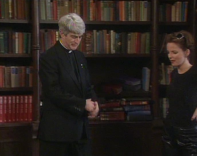 FATHER BILLY WOULD BE ONE OF OUR MORE OLD-STYLE PRIESTS. 