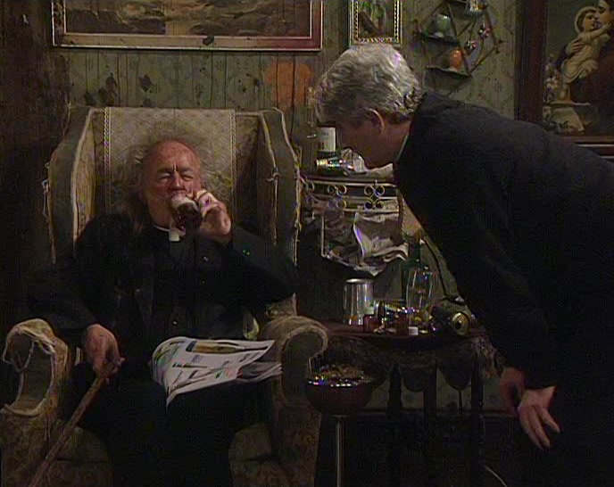 - GOD, TED, THAT'S A BAD ROAD. - IT IS INDEED, DOUGAL. 